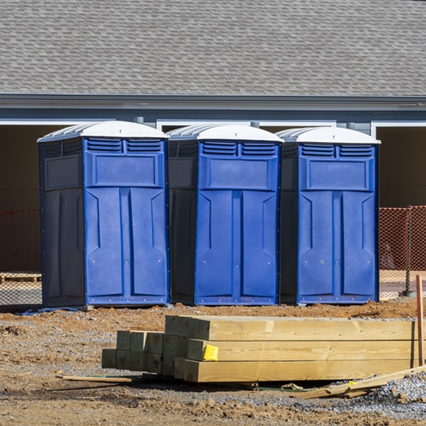 how can i report damages or issues with the porta potties during my rental period in Bayou Blue Louisiana